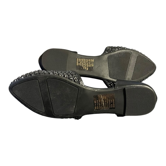 LC Lauren Conrad Black Woven D’Orsay Flats – Size 9.5 - Picture 8 of 8